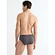 Ανδρικό Εσώρουχο Σλιπ Βαμβάκι 2 PACK SLOGGI MEN MIDI START 10206949-0034 BLACK COMBINATION-ΓΚΡΙ