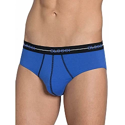 Ανδρικά Σλίπ SLOGGI MEN MIDI START  2 PACK 10050546-V005 Μαύρο-Μπλε