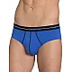 Ανδρικά Σλίπ SLOGGI MEN MIDI START  2 PACK 10050546-V005 Μαύρο-Μπλε
