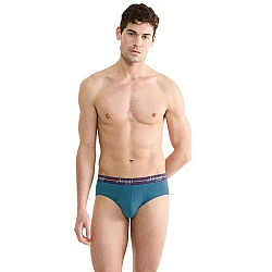 Ανδρικό Εσώρουχο Σλιπ Βαμβάκι 2 PACK SLOGGI MEN MIDI START 10206949-M025 ΜΩΒ-ΠΕΤΡΟΛ