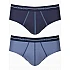 Ανδρικό Εσώρουχο Σλίπ Βαμβάκι 2 PACK SLOGGI MEN MIDI START 10206949-V001 ΜΠΛΕ ΡΑΦ
