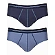 Ανδρικό Εσώρουχο Σλίπ Βαμβάκι 2 PACK SLOGGI MEN MIDI START 10206949-V001 ΜΠΛΕ ΡΑΦ