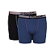 Ανδρικό εσώρουχό μπόξερ Boxer βαμβάκι 2Pack Sloggi Go ABC SHORT 10211236 M008 Μαύρο Μπλε