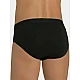 Ανδρικό Εσώρουχο Slip Σλιπ Βαμβάκι 2 PACK SLOGGI 24/7 H MIDI 10207044-0004 ΜΑΥΡΟ