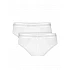 Ανδρικό Εσώρουχο Σλίπ Βαμβάκι 2 PACK SLOGGI SLG Base Brief 10224733-0003 ΛΕΥΚΟ ΛΕΥΚΟ