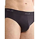 Ανδρικό Εσώρουχο Σλίπ Βαμβάκι 2 PACK SLOGGI SLG Base Brief 10224733-3828 ΣΚΟΥΡΟ ΓΚΡΙ CHARCOAL