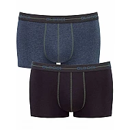 Ανδρικό Εσώρουχό Μπόξερ  Βαμβακερό 2PACK Sloggi Start Hipster 10206968-V004 ΑΝΘΡΑΚΙ-ΜΠΛΕ ΤΖΙΝ