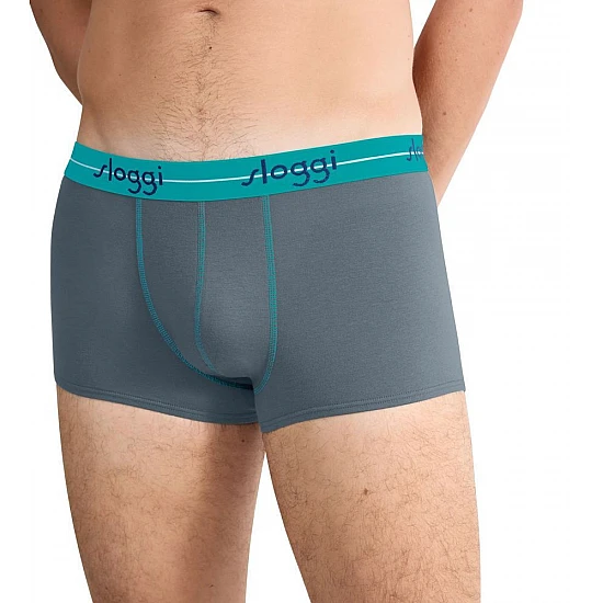 Ανδρικό εσώρουχό μποξεράκι Βαμβακερό 2PACK Sloggi Start Hipster 10206968-M024 ΠΕΤΡΟΛ