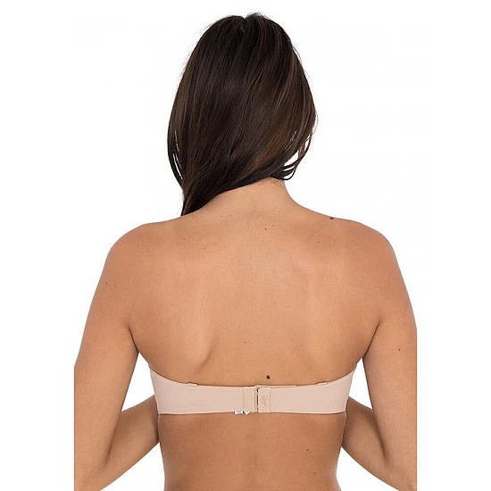 Σουτιέν strapless Αφαιρούμενη ενίσχυση Luna Secret Sense 11063 C CUP με ενίσχυση-Μπεζ