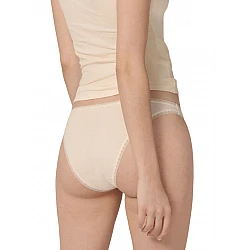 Γυναικείο Eσώρουχο Βαμβακερό 2PACK Sloggi GO Mini C2P 10207366-00CS ΜΠΕΖ ΑΝΟΙΚΤΟ