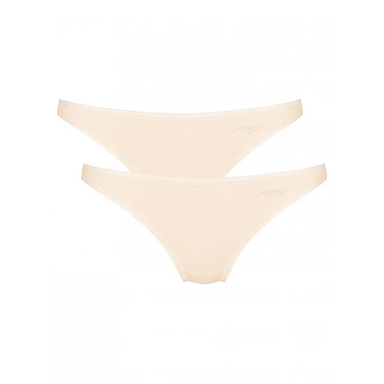 Γυναικείο Eσώρουχο Βαμβακερό 2PACK Sloggi GO Mini C2P 10207366-00CS ΜΠΕΖ ΑΝΟΙΚΤΟ