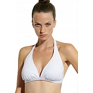 Γυναικείο Μαγιό Τρίγωνο Σταθερό bikini top BLU4U 25366082D-01 D Cup ΛΕΥΚΟ