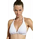 Γυναικείο Μαγιό Τρίγωνο Σταθερό bikini top BLU4U 25366082D-01 D Cup ΛΕΥΚΟ