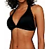 Γυναικείο Μαγιό Τρίγωνο Σταθερό bikini top BLU4U 26366082D-02 D Cup ΜΑΥΡΟ