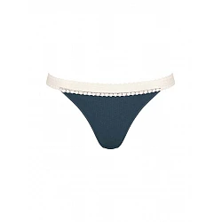 Γυναικείο Eσώρουχο 2PACK Βαμβακερό ριπ Sloggi GO RIBBED TANGA 10213088-M007 ΜΠΛΕ ΓΚΡΙ