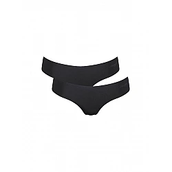 Γυναικείο εσώρουχο Slip laser cut Sloggi Zero Microfibre Hipstring 10214692-0004-04 2PACK ΜΑΥΡΟ