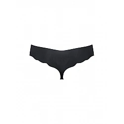 Γυναικείο εσώρουχο Slip laser cut Sloggi Zero Microfibre Hipstring 10214692-0004-04 2PACK ΜΑΥΡΟ