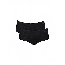 Γυναικείο Εσώρουχο Slip laser cut Sloggi Zero Modal 2.0 H Short  2PACK 10214679-0004 ΜΑΥΡΟ
