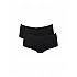 Γυναικείο Εσώρουχο Slip laser cut Sloggi Zero Modal 2.0 H Short  2PACK 10214679-0004 ΜΑΥΡΟ
