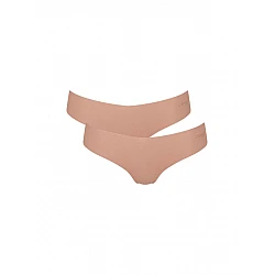 Γυναικείο εσώρουχο 2 PACK χωρίς ραφές  Sloggi Zero Modal Hipster 10214693-00ME ΜΠΕΖ