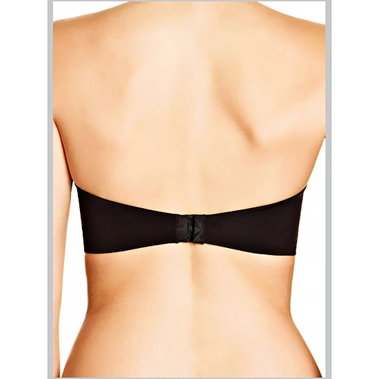 Σουτιέν Ultimate Strapless Push Up Hand Support Αόρατη Μπανέλα Βαθύ Ντεκολτέ Wonderbra W032D-1001 ΜΑΥΡΟ