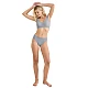 Γυναικείo εσώρουχo 3PACK TAI Sloggi GO Crush H High leg C3P 10219672-V022 ΠΕΤΡΟΛ ΓΚΡΙ ΕΜΠΡΙΜΕ
