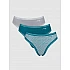 Γυναικείo εσώρουχo 3PACK TAI Sloggi GO Crush H High leg C3P 10219672-V022 ΠΕΤΡΟΛ ΓΚΡΙ ΕΜΠΡΙΜΕ