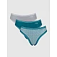 Γυναικείo εσώρουχo 3PACK TAI Sloggi GO Crush H High leg C3P 10219672-V022 ΠΕΤΡΟΛ ΓΚΡΙ ΕΜΠΡΙΜΕ