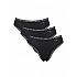 Γυναικείo εσώρουχo 3PACK TAI Sloggi GO Crush H High leg C3P 10219672-0004-ΜΑΥΡΟ