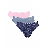 Γυναικείo εσώρουχo 3PACK TAI Sloggi GO Crush H High leg C3P 10219672-V004- ΜΠΛΕ ΡΟΖ ΡΑΦ