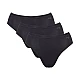 Γυναικεία slip 3 PACK 3 τεμαχίων Sloggi GO Daily Cotton TAI 10222331-0004 ΜΑΥΡΟ