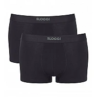 Ανδρικό Εσώρουχό μπόξερ Αναπνέον Βαμβάκι 2PACK Sloggi EVER Ease Hipster 10222379-0004 ΜΑΥΡΟ