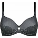 Σουτιέν Μπανέλα Φορμάρισμα TRIUMPH Wild Rose Sensation WP D-C-E Cup -10205990-0004 ΜΑΥΡΟ
