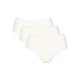 Γυναικεία slip 3 PACK 3 τεμαχίων Βαμβακερό Sloggi GO Daily Cotton MIDI 10222325-00GZ ΛΕΥΚΟ