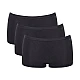 Γυναικεία slip Boxer 3 PACK 3 τεμαχίων Βαμβακερό Sloggi GO Daily  Short 10222337-0004 ΜΑΥΡΟ
