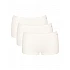 Γυναικεία slip Boxer 3 PACK 3 τεμαχίων Βαμβακερό Sloggi GO Daily  Short 10222337-00GZ Silk White