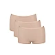 Γυναικεία slip Boxer 3 PACK 3 τεμαχίων Βαμβακερό Sloggi GO Daily  Short 10222337-00LZ BEIZE