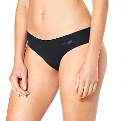 Γυναικείο Εσώρουχο Slip laser cut 2PACK Sloggi Zero Microfibre HIPSTRING 10215267-M004 ΜΑΥΡΟ-ΜΠΕΖ