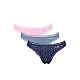 Γυναικείo εσώρουχo 3PACK sloggi GO Crush String C3P 10219704-V004-ΡΟΖ ΜΠΛΕ ΡΑΦ