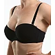 Σουτιέν Luna Secret Sense Χωρίς ραφές Αόρατο second skin Strapless 11074D D CUP-BLACK
