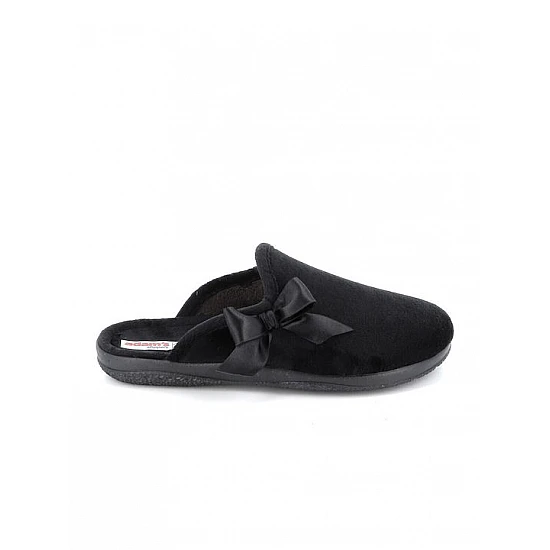 Γυναικεία παντόφλα Χειμερινή ADAM'S 624-24571-1 ΜΑΥΡΟ