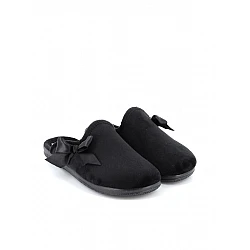 Γυναικεία παντόφλα Χειμερινή ADAM'S 624-24571-1 ΜΑΥΡΟ