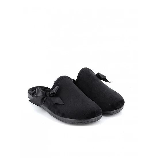 Γυναικεία παντόφλα Χειμερινή ADAM'S 624-24571-1 ΜΑΥΡΟ
