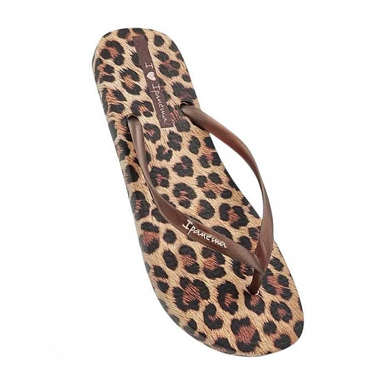 Γυναικεία Σαγιονάρα ANIMAL PRINT VII FEM IPANEMA 83846-BP653 780-26373-2 BEIZE-BRONZE-BROWN