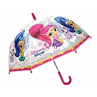ΟΜΠΡΕΛΑ όρθια χειροκίνητη διάφανη Shimmer & Shine 4682