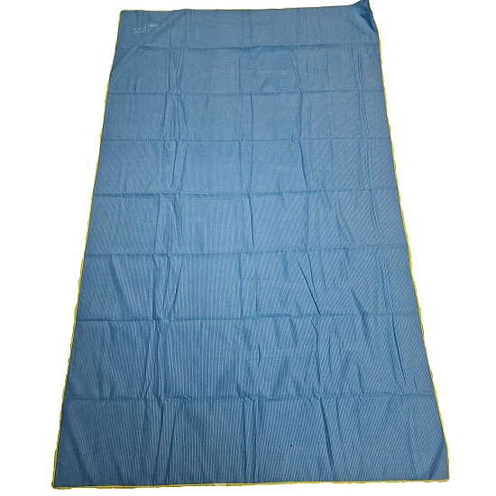ΠΕΤΣΕΤΑ ΘΑΛΑΣΣΗΣ MICROFIBER Κοτλέ Super Απορροφητική Ελαφριά EXTRA LARGE 110x175cm SOLART 4967 ΜΠΛΕ-ΛΑΧΑΝΙ