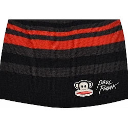 Παιδικό Σκουφάκι Πλεκτό Ακρυλικό One Size PAUL FRANK STAMION PF02008 ΜΑΥΡΟ