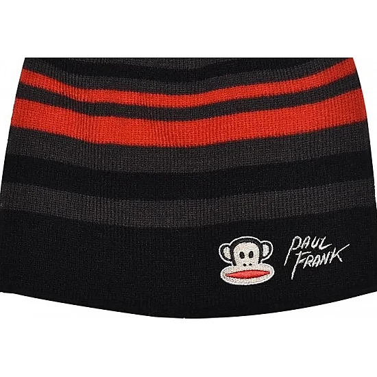 Παιδικό Σκουφάκι Πλεκτό Ακρυλικό One Size PAUL FRANK STAMION PF02008 ΜΑΥΡΟ