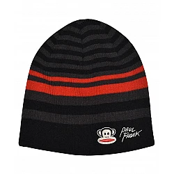 Παιδικό Σκουφάκι Πλεκτό Ακρυλικό One Size PAUL FRANK STAMION PF02008 ΜΑΥΡΟ