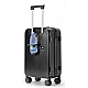 Βαλίτσα trolley Καμπίνας Πολυκαρμπονικό (PC) Σκληρή Laptop Μικρή 55x34,5x23cm 33LT NAUTICA 2910 ΜΑΥΡΟ